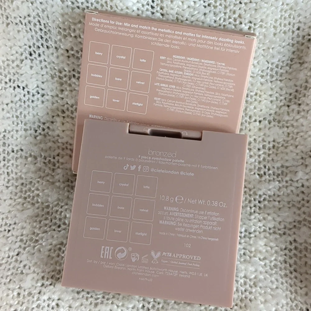 Ciaté London Trend 9 Shade Eyeshadow Palette in Bronzed